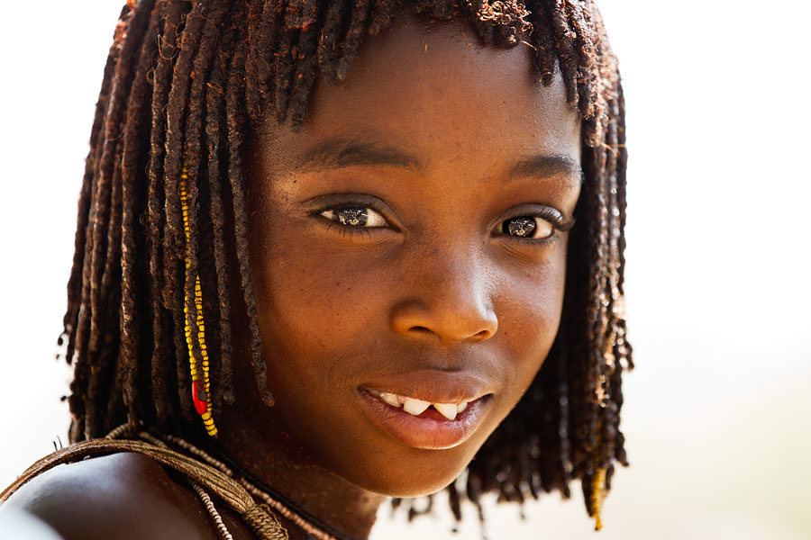  Young Girl from the Mucubal (Mucubai, Mucabale, Mugubale) tribe   Angola